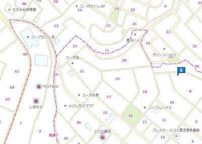 【地図】 | 紫原7丁目　売地