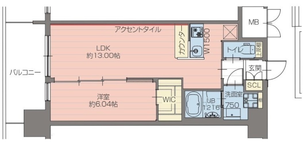 プレジオ梅田の間取り