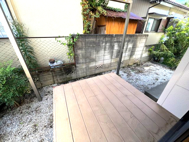 入間市下藤沢の庭|お庭が付いています