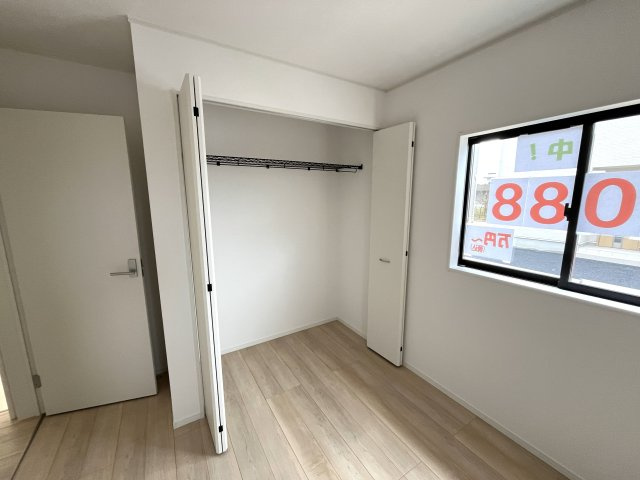 【収納】 | 仲介手数料無料！厚南小学校に通える新築戸建平屋　宇部市際波　第６－１号棟　クレイドルガーデン　アーネストワン | 全室収納付き