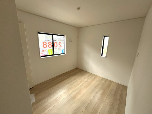 【洋室】 | 仲介手数料無料！厚南小学校に通える新築戸建平屋　宇部市際波　第６－１号棟　クレイドルガーデン　アーネストワン | コンパクトで使いやすい洋室です