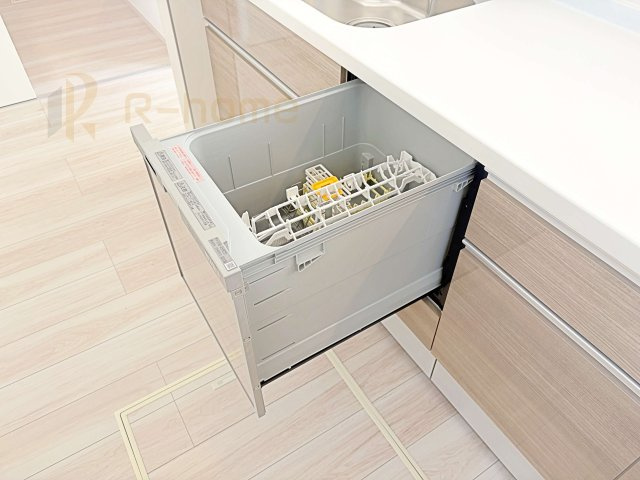 水戸市東台1期　新築戸建て　3号棟の設備|ビルトイン食器洗い乾燥機付き！とってもラクラク嬉しい時短アイテムです♪
