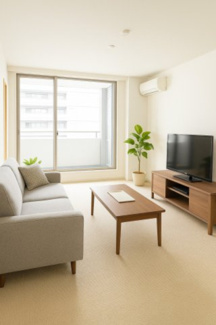 【居間・リビング】 | パティオス3番街 | ※家具・小物類はイメージです。物件には含まれません。

