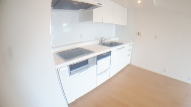 港区六本木５丁目の賃貸マンションのキッチン|同反転タイプ