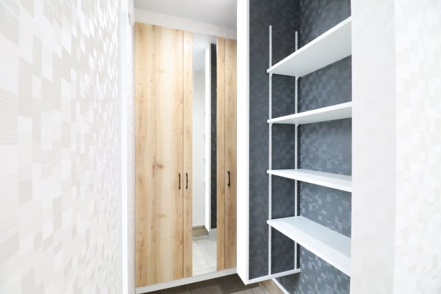 横芝光町横芝L区／9.68ｋｗ太陽光発電システム付　新築一戸建の収納|約１．５畳のSICはご家族にはうれしいポイントです！