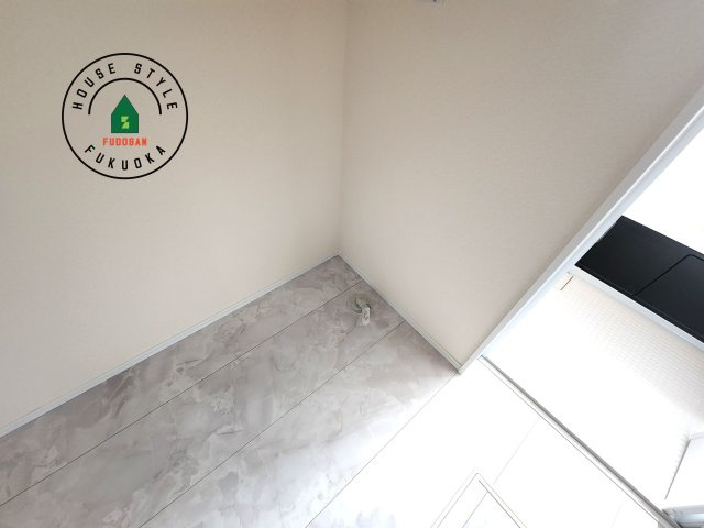 糟屋郡篠栗町庄5丁目第1-1棟（1号棟）の内観：施工例|ランドリースペースとなります。広々して有効的にご使用できます。 