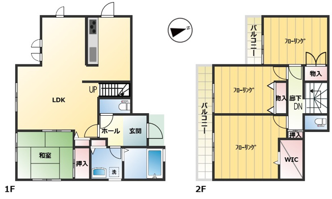 【間取り】 | 茨城町桜の郷　中古戸建