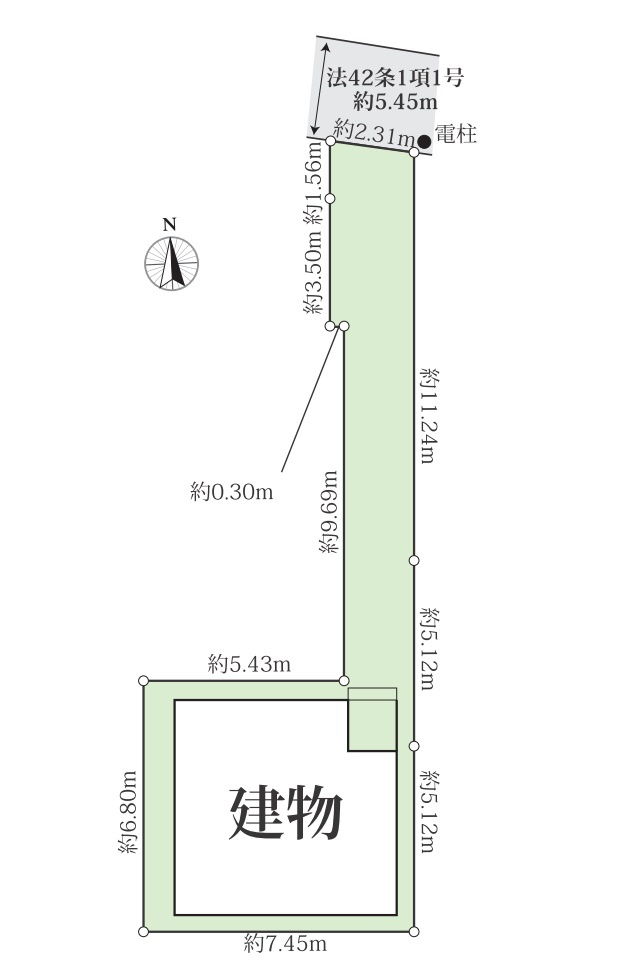練馬区南田中1丁目の区画図|土地面積82.99㎡
静かな住環境と暮らしやすさを兼備えた好立地
