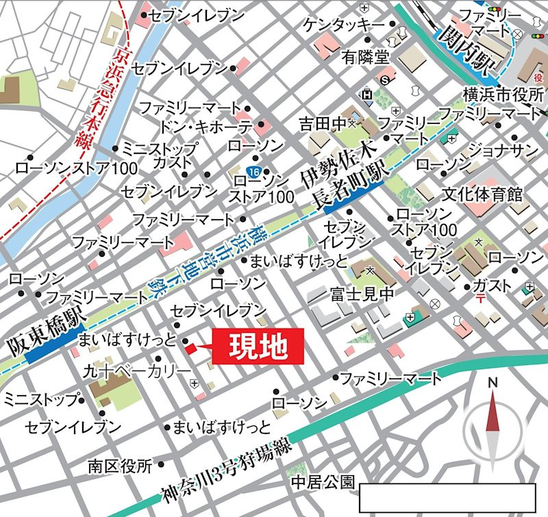 クラリッサ大通り公園の地図