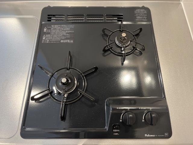 ラベンダーのキッチン|二口コンロ