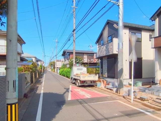仲介手数料無料　FiT所沢市緑町1期・新築全2棟の前面道路含む現地写真