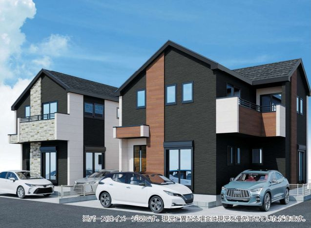 仲介手数料無料　FiT所沢市緑町1期・新築全2棟の外観パース