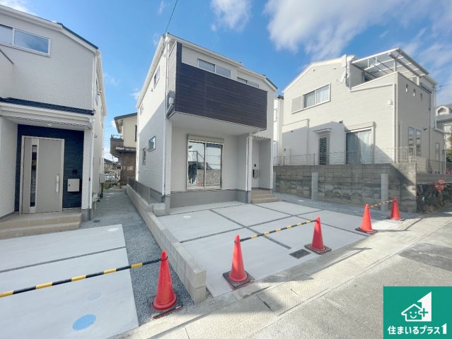 城陽市寺田尼塚　第1期　新築一戸建ての外観|安心の10年保証！外観を美しく保ち、雨水で汚れを落とします！気になることがありましたら、お気軽にお問い合わせください！