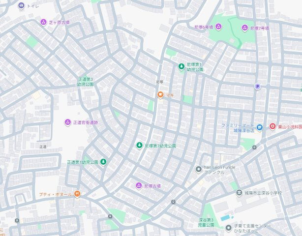 城陽市寺田尼塚　第1期　新築一戸建ての地図