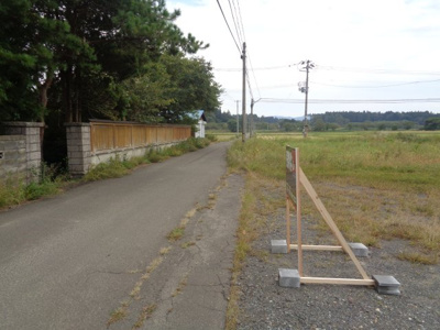【前面道路含む現地写真】 | 大館市本宮字谷地橋39-2