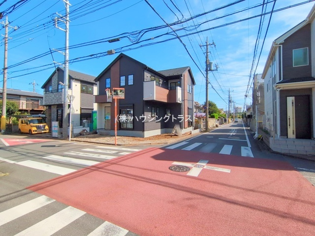 仲介手数料無料　FiT所沢市緑町1期・新築全2棟の前面道路含む現地写真