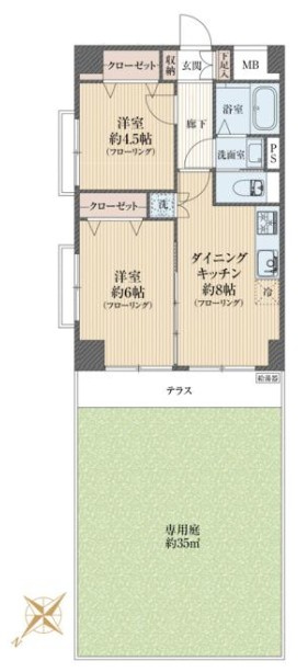 白鳥ダイヤモンドマンションの間取り