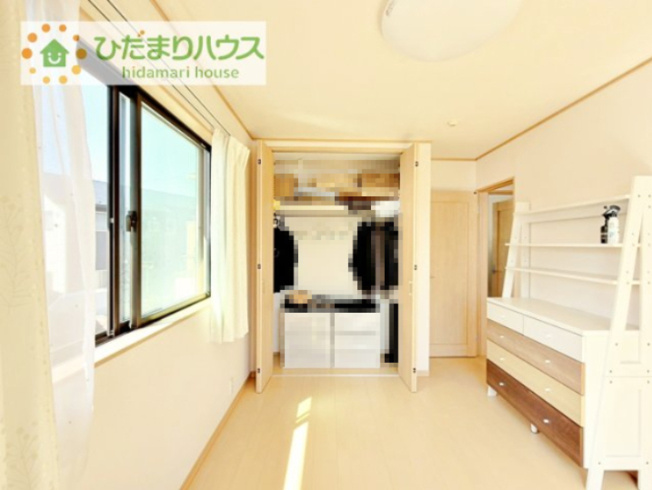【収納】 | つくば市学園南３丁目　中古戸建 | クローゼットタイプの収納は荷物がどこにあるかすぐに見つかります！