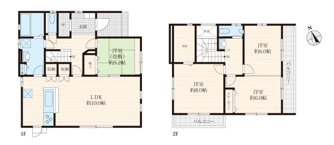 【間取り】 | つくば市学園南３丁目　中古戸建 | 4LDKに対応可能な間取りです(#^^#)