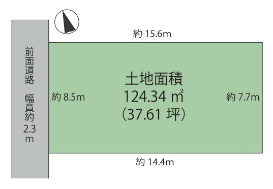 明石市二見町東二見の土地図