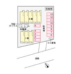 【区画図】 | メゾンカルム　Ⅻ