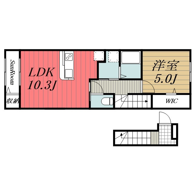 【間取り】 | メゾンカルム　Ⅻ