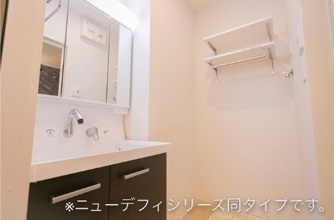 【独立洗面台】 | メゾンカルム　Ⅻ | ※同タイプの写真となります。