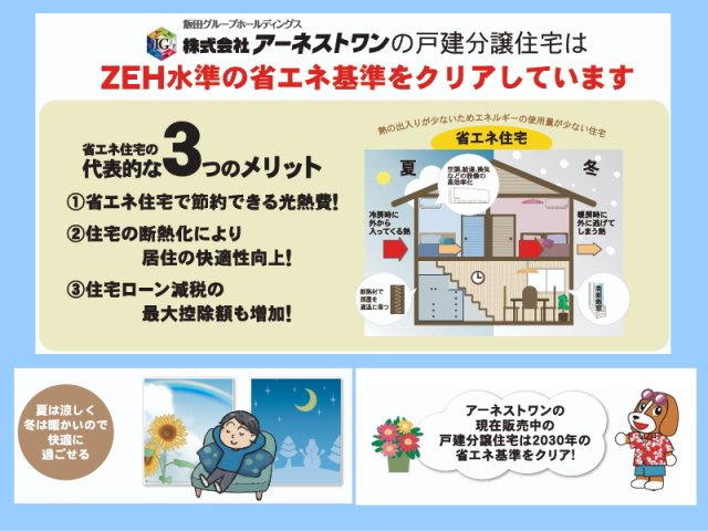 碧南市相生町の構造・工法・仕様|ZEH基準の省エネ住宅。2030年の省エネ基準をクリアしています