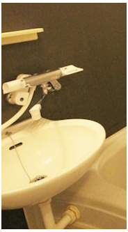 ヴィラソルデの洗面所