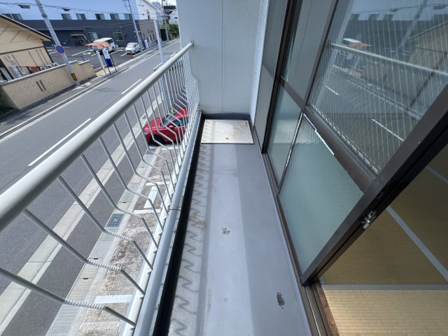 大和ビルのバルコニー