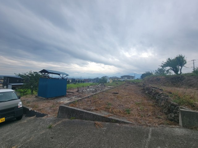 南アルプス市山寺の売地の展望