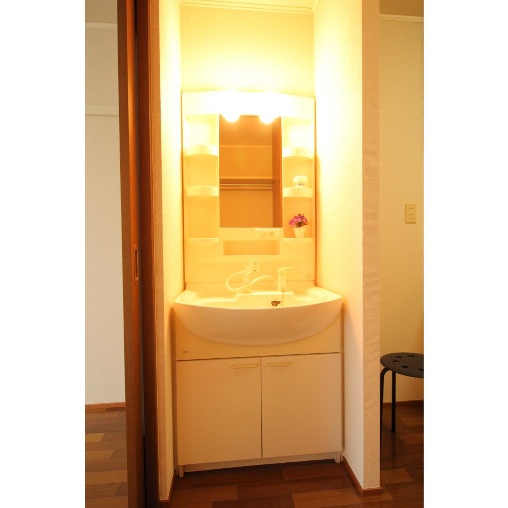 クレスト湘南の洗面所