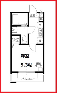 【間取り】 | メルディア梅島Ⅲ