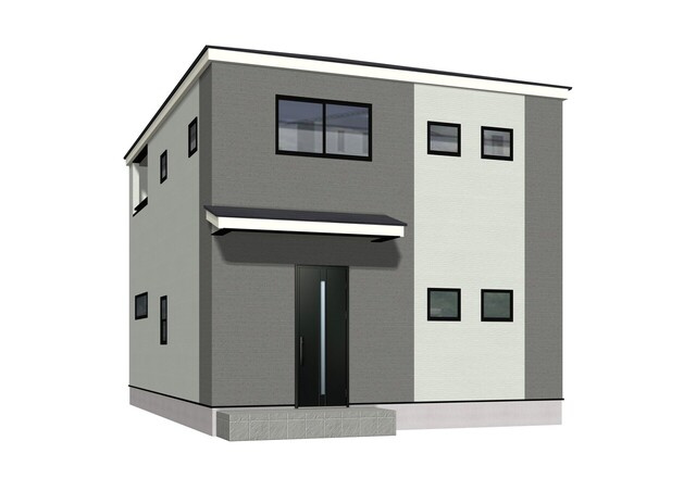 下野市大光寺1丁目　新築戸建1-3の外観パース