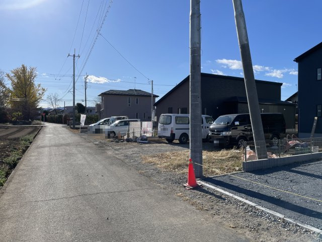 【前面道路含む現地写真】 | 深谷市針ヶ谷　GRAFARE　新築戸建　全4区画　3号棟