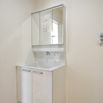 東広島市西条町御薗宇　新築一戸建て(全６棟)の独立洗面台
