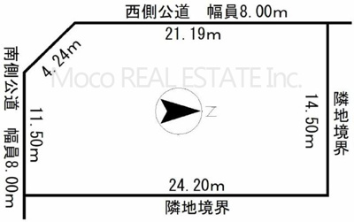 【区画図】 | 北見市緑ヶ丘新築住宅