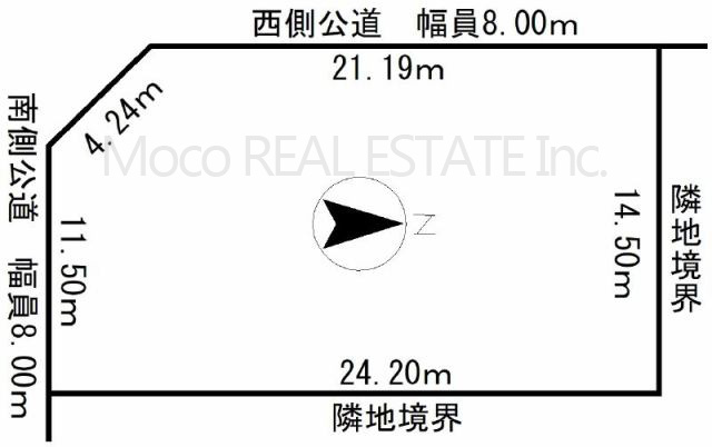 【区画図】 | 北見市緑ヶ丘新築住宅