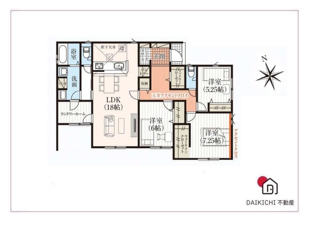 【間取り】 | 深谷市針ヶ谷　GRAFARE　新築戸建　全4区画　4号棟 | 4号棟
