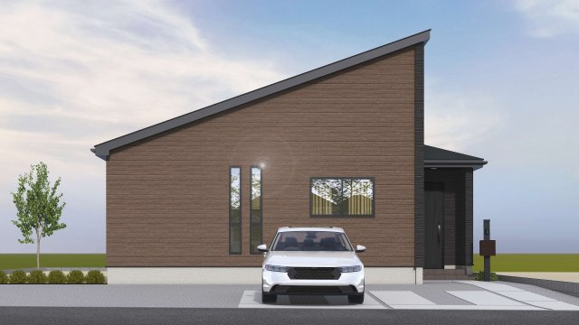 【完成予想図】 | 深谷市針ヶ谷　GRAFARE　新築戸建　全4区画　4号棟