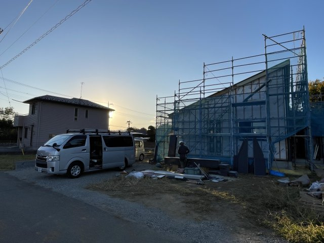 【前面道路含む現地写真】 | 深谷市針ヶ谷　GRAFARE　新築戸建　全4区画　4号棟