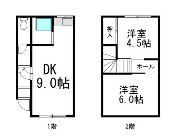 ヴィラ鳥取の間取り