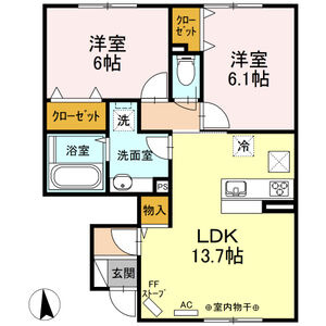 【間取り】 | サンプレイス神田A