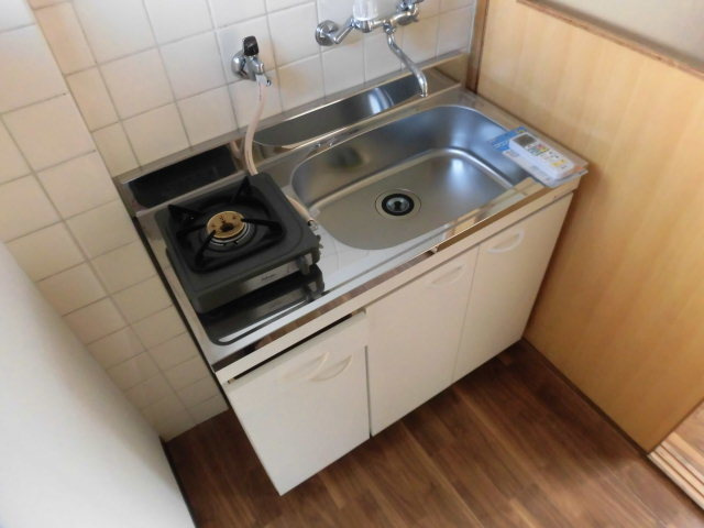 【キッチン】 | 一口コンロのキッチンです