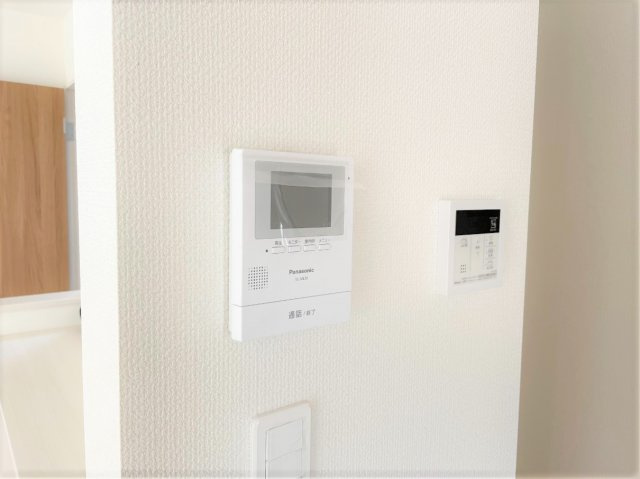 水戸市千波町4期　新築戸建て　2号棟のセキュリティ|訪問者を確認してから会話ができて安心！防犯性の高いモニター付インターフォンです！