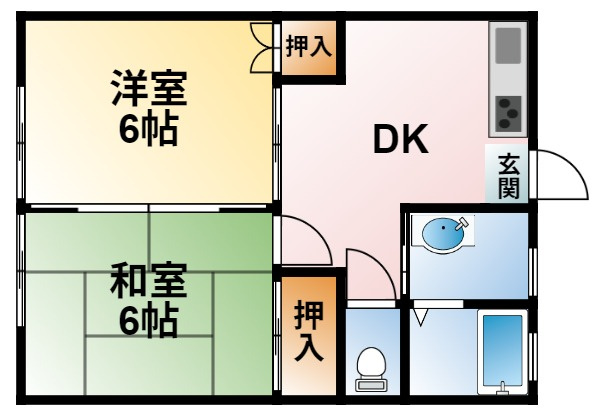 コーポスガイの間取り