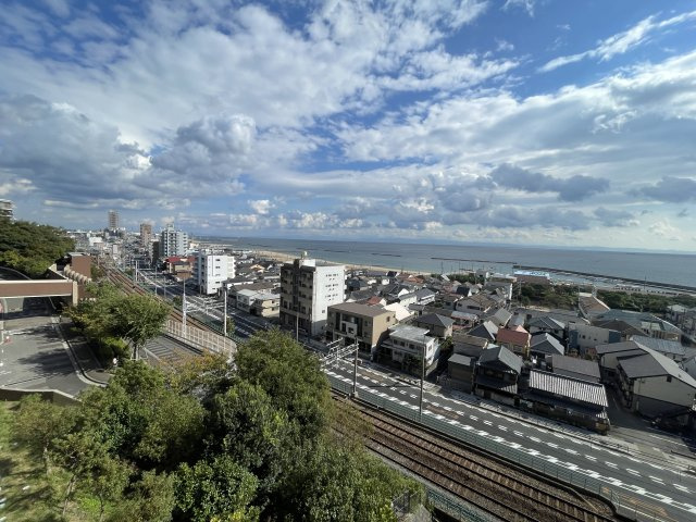 須磨シーサイドヒルズⅡのバルコニー