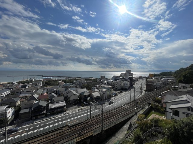 須磨シーサイドヒルズⅡのバルコニー