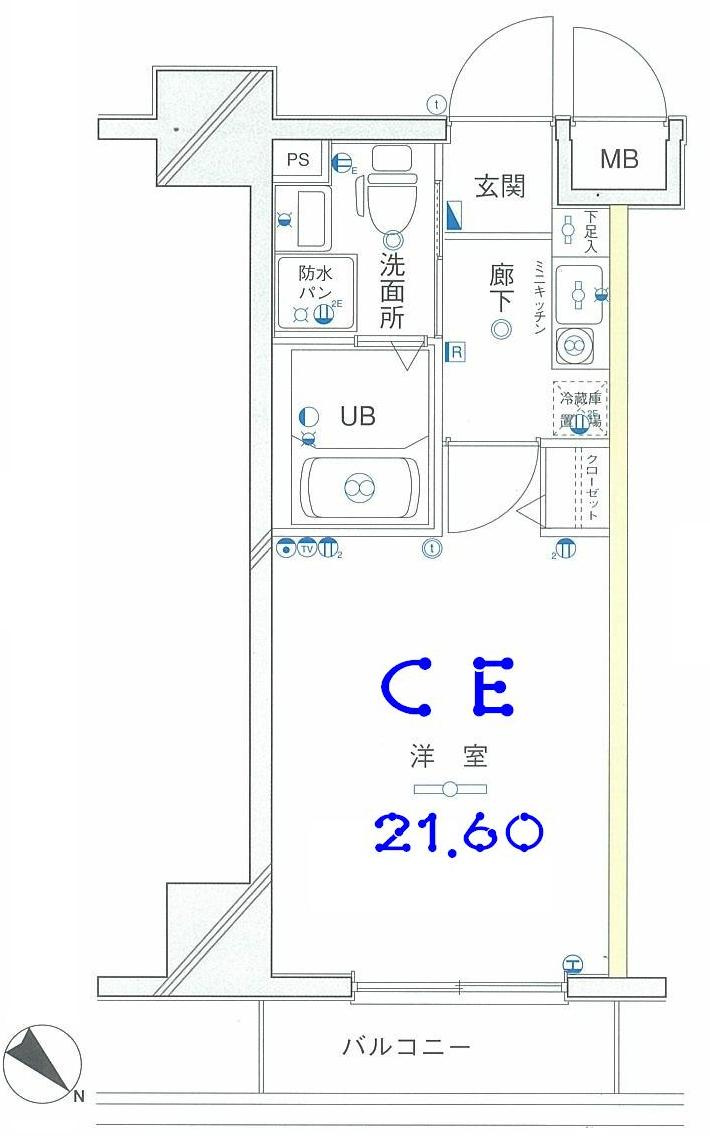 グリフィン横浜・反町公園の間取り