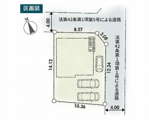 【区画図】 | 【仲介手数料０円】小田原市第1荻窪　新築一戸建て | 小田原市第1荻窪　新築一戸建て